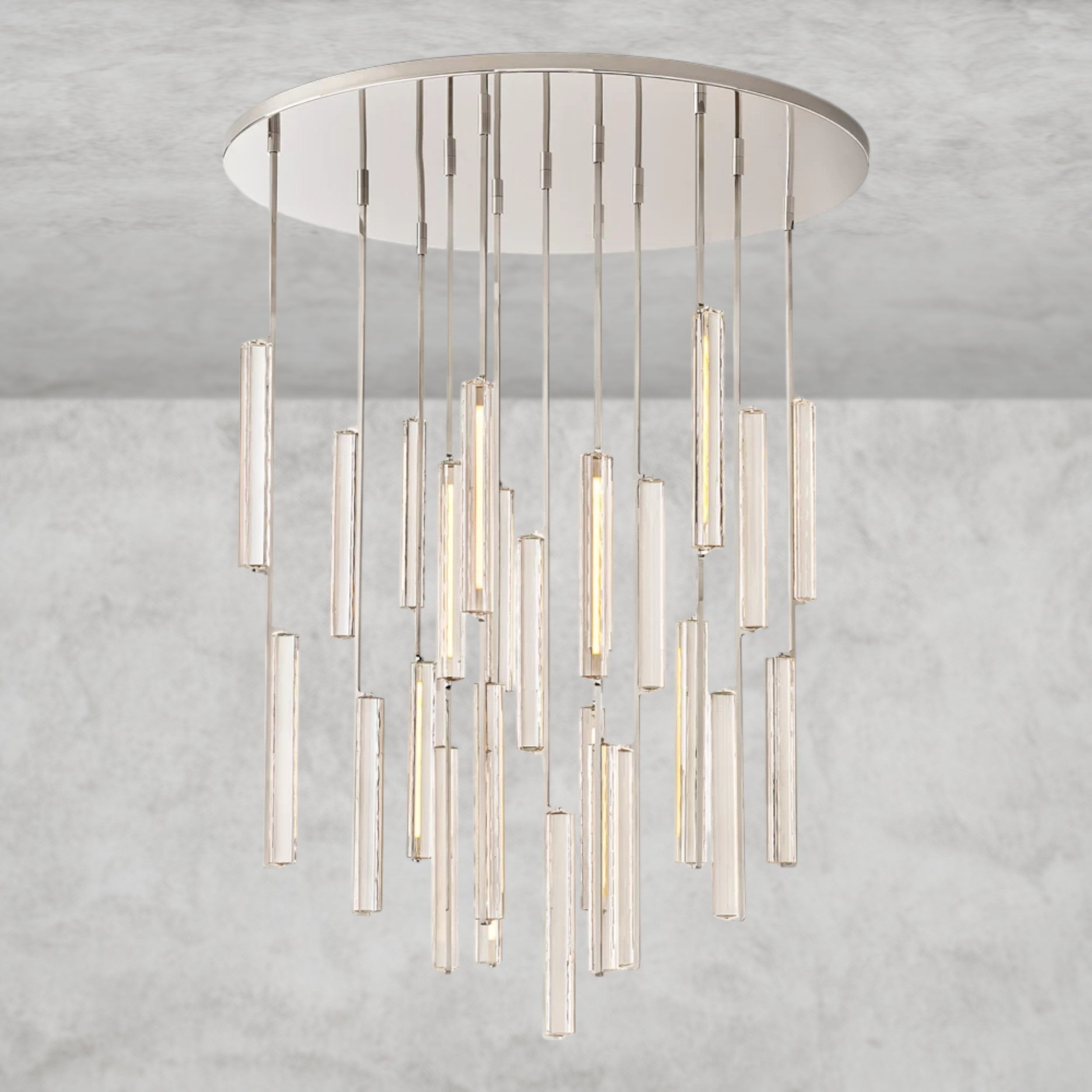 Audubon Crystal Round Chandelier 24", 40", 56"